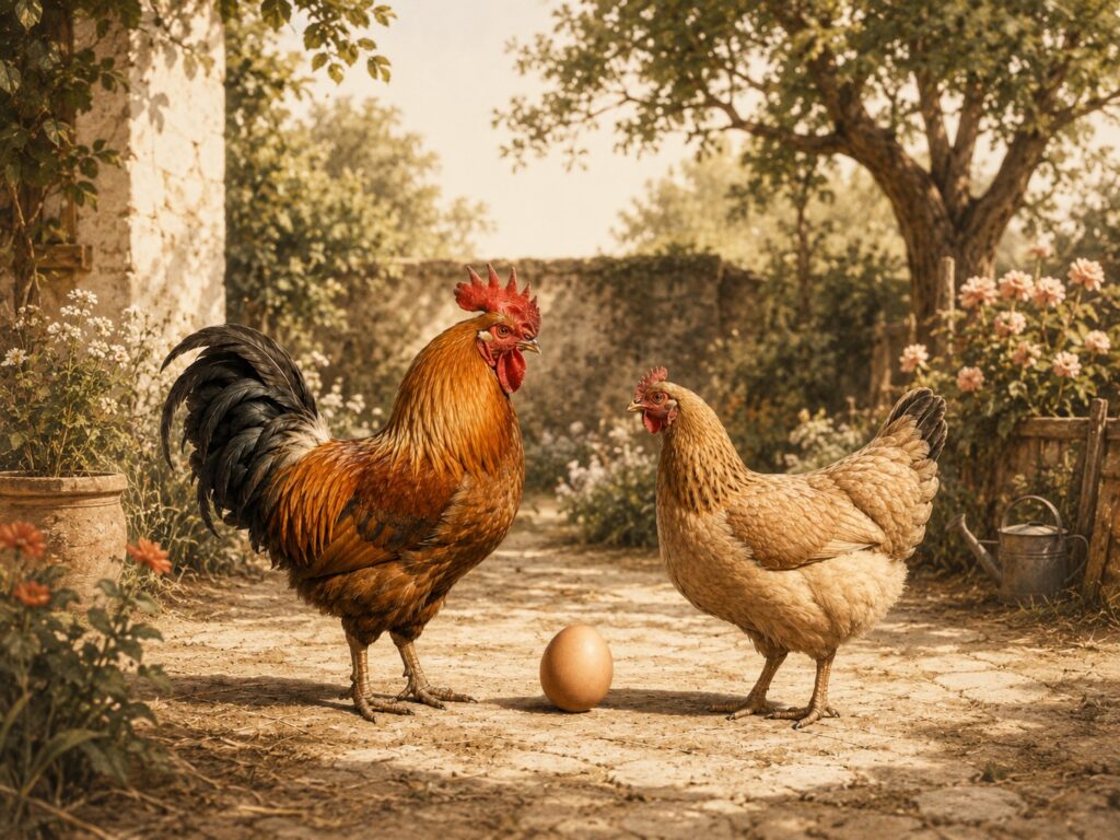 coq oeufs poule ponte